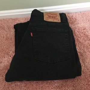 Vintage Black Levi’s 512 Jeans